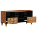 tv-bord 100x33x46 cm massivt mangotræ