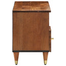 tv-bord 100x33x46 cm massivt mangotræ