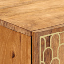 skab 60x33x75 cm massivt mangotræ
