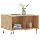 sofabord 60x50x36,5 cm konstrueret træ sonoma-eg