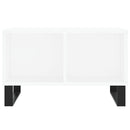sofabord 60x50x36,5 cm konstrueret træ hvid