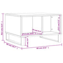sofabord 60x50x36,5 cm konstrueret træ sonoma-eg
