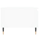 sofabord 90x50x36,5 cm konstrueret træ hvid