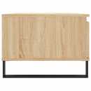 sofabord 90x50x36,5 cm konstrueret træ sonoma-eg