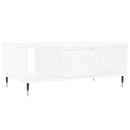 sofabord 90x50x36,5 cm konstrueret træ hvid