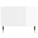 sofabord 90x50x36,5 cm konstrueret træ hvid højglans