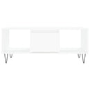sofabord 90x50x36,5 cm konstrueret træ hvid