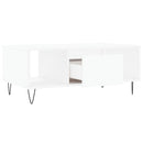 sofabord 90x50x36,5 cm konstrueret træ hvid