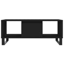 sofabord 90x50x36,5 cm konstrueret træ sort