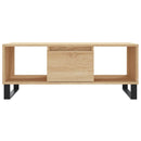 sofabord 90x50x36,5 cm konstrueret træ sonoma-eg