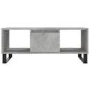 sofabord 90x50x36,5 cm konstrueret træ betongrå