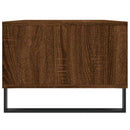sofabord 90x50x36,5 cm konstrueret træ brun egetræsfarve