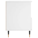 sengebord 40x35x50 cm konstrueret træ hvid
