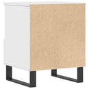 sengeborde 2 stk. 40x35x50 cm konstrueret træ hvid