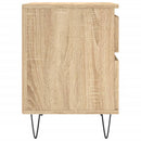 sengeborde 2 stk. 40x35x50 cm konstrueret træ sonoma-eg