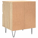 sengeborde 2 stk. 40x35x50 cm konstrueret træ sonoma-eg