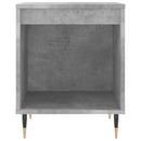sengebord 40x35x50 cm konstrueret træ betongrå