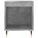 sengeborde 2 stk. 40x35x50 cm konstrueret træ betongrå