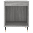 sengeborde 2 stk. 40x35x50 cm konstrueret træ grå sonoma-eg