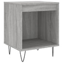 sengeborde 2 stk. 40x35x50 cm konstrueret træ grå sonoma-eg