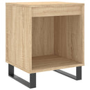 sengeborde 2 stk. 40x35x50 cm konstrueret træ sonoma-eg