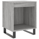 sengeborde 2 stk. 40x35x50 cm konstrueret træ grå sonoma-eg