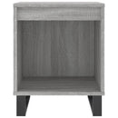 sengeborde 2 stk. 40x35x50 cm konstrueret træ grå sonoma-eg