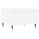 sofaborde 2 stk. 50x46x35 cm konstrueret træ hvid