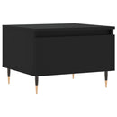 sofaborde 2 stk. 50x46x35 cm konstrueret træ sort