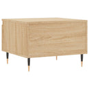 sofaborde 2 stk. 50x46x35 cm konstrueret træ sonoma-eg