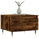 sofaborde 2 stk. 50x46x35 cm konstrueret træ røget egetræsfarve