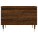 sofaborde 2 stk. 50x46x35 cm konstrueret træ brun egetræsfarve