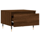 sofaborde 2 stk. 50x46x35 cm konstrueret træ brun egetræsfarve