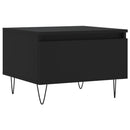 sofaborde 2 stk. 50x46x35 cm konstrueret træ sort
