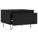 sofaborde 2 stk. 50x46x35 cm konstrueret træ sort