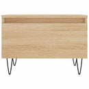 sofaborde 2 stk. 50x46x35 cm konstrueret træ sonoma-eg