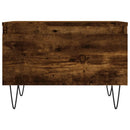 sofaborde 2 stk. 50x46x35 cm konstrueret træ røget egetræsfarve
