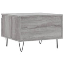 sofaborde 2 stk. 50x46x35 cm konstrueret træ grå sonoma-eg