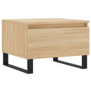 sofaborde 2 stk. 50x46x35 cm konstrueret træ sonoma-eg