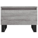 sofaborde 2 stk. 50x46x35 cm konstrueret træ grå sonoma-eg