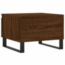 sofaborde 2 stk. 50x46x35 cm konstrueret træ brun egetræsfarve