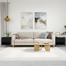 sofaborde 2 stk. 50x46x50 cm konstrueret træ sort