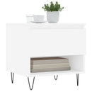 sofaborde 2 stk. 50x46x50 cm konstrueret træ hvid