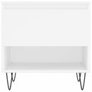 sofaborde 2 stk. 50x46x50 cm konstrueret træ hvid