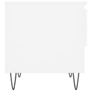 sofaborde 2 stk. 50x46x50 cm konstrueret træ hvid