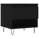 sofaborde 2 stk. 50x46x50 cm konstrueret træ sort