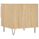 sofaborde 2 stk. 50x46x50 cm konstrueret træ sonoma-eg