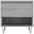 sofaborde 2 stk. 50x46x50 cm konstrueret træ grå sonoma-eg