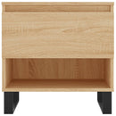 sofaborde 2 stk. 50x46x50 cm konstrueret træ sonoma-eg