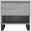 sofaborde 2 stk. 50x46x50 cm konstrueret træ grå sonoma-eg